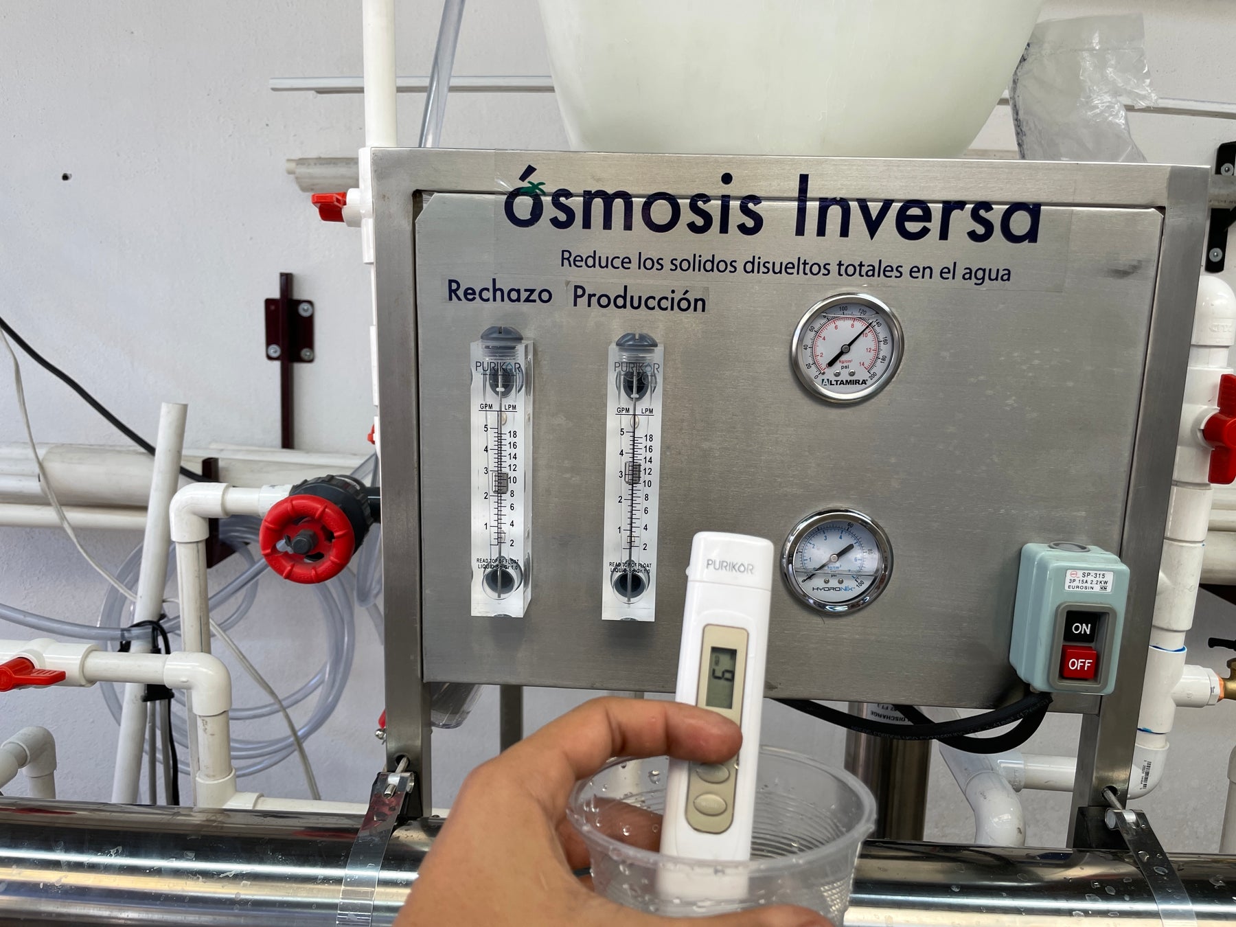 ¿Cuanta agua se desperdicia con la ósmosis inversa?