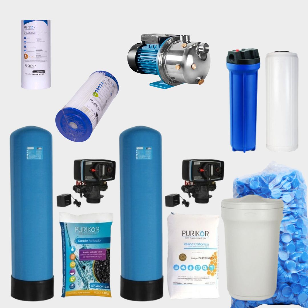 Insumos y refacciones para purificadora de agua