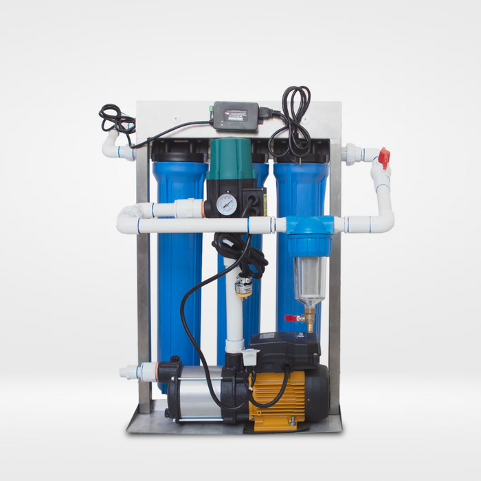 Purificador de agua para casa con 5 etapas y producción de 2 galones por minuto