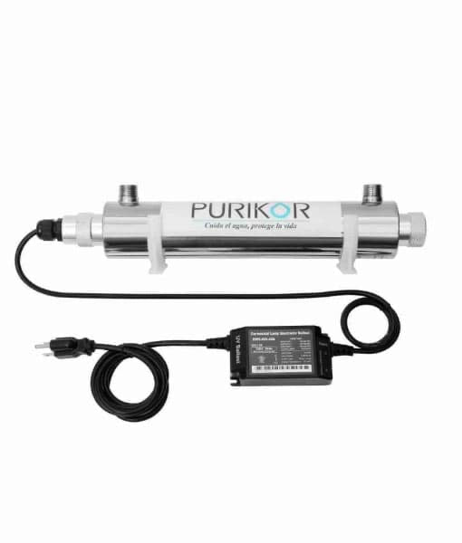 Sistema de desinfección de luz ultravioleta 16 Watts 2 Gpm