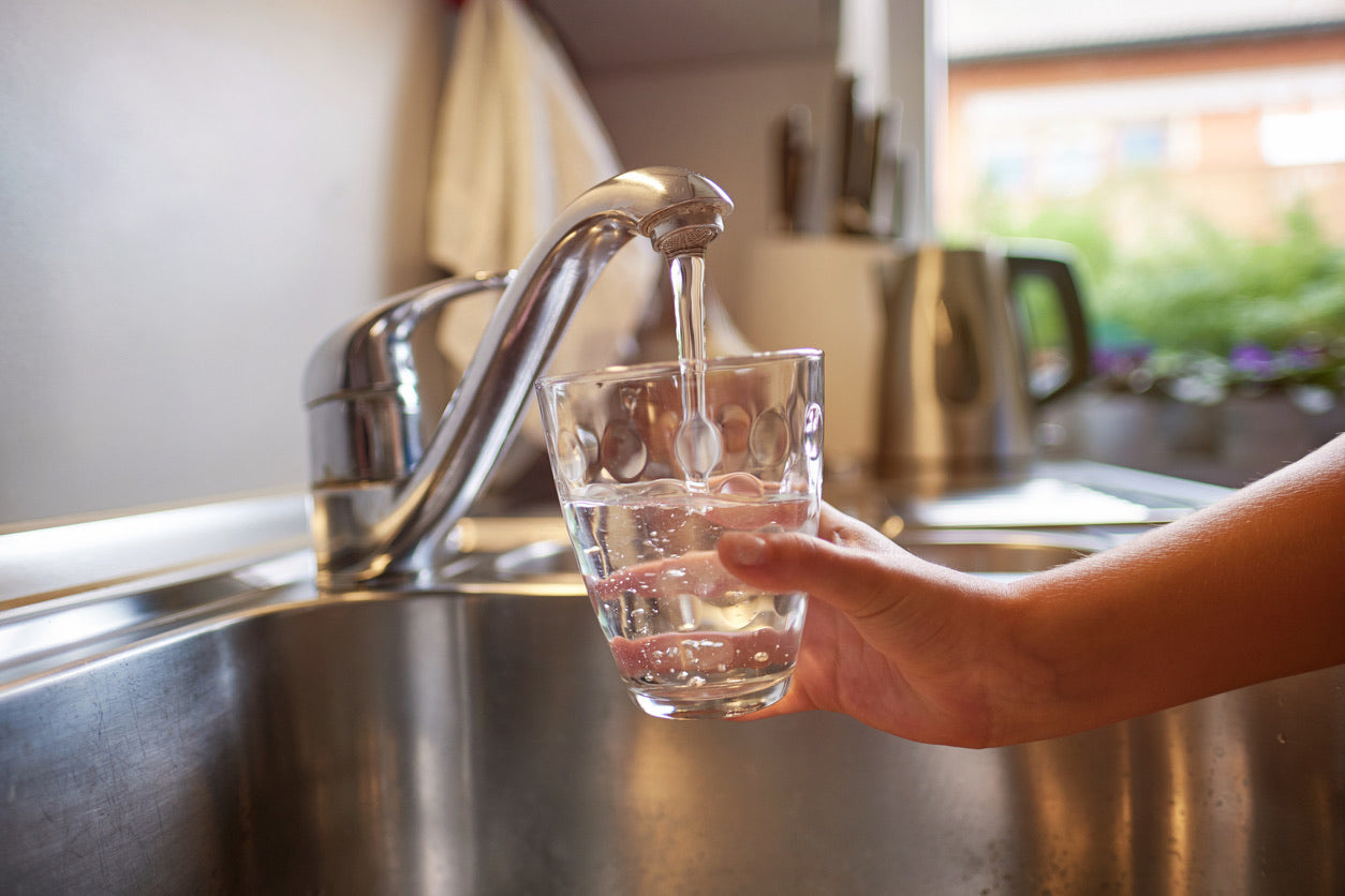 toma agua directo de la llave de tu casa con un purificador de agua 