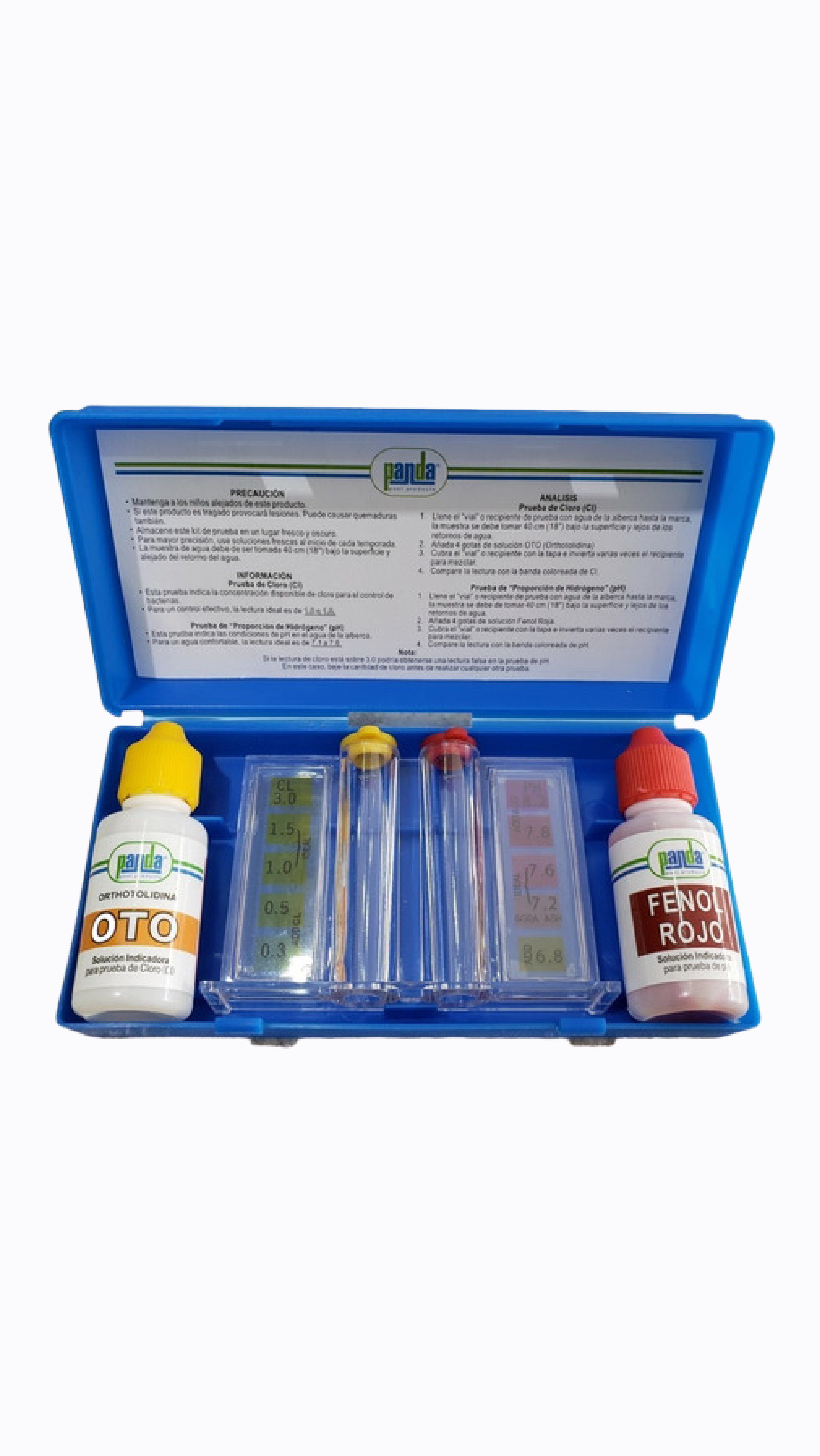 Kit analizador de cloro y ph - Oasis Expres