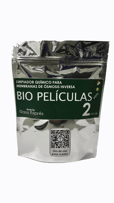 Kit de químicos para lavado de membrana de ósmosis inversa 250g c/u (Sílice, biopelículas y minerales)