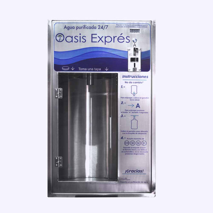 Ventana vending de autoservicio para garrafon - Oasis Exprés Clásico