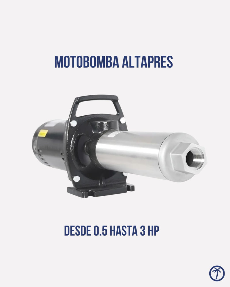 MOTOBOMBA MULTIETAPAS HORIZONTAL ALTAMIRA SERIE ALTAPRES (30 LPM, 40LPM, 60LPM)