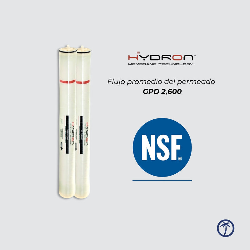 Membrana Osmosis Inversa Hydron HLE-4040 (100 psi)