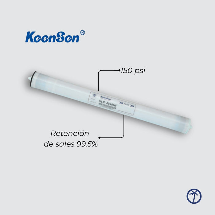 Membrana de ósmosis inversa Keensen ULP-4040