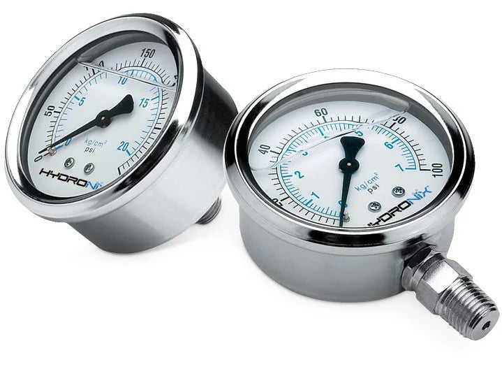 Manometro de glicerina de 2.5"  0-300 PSI acero inoxidable