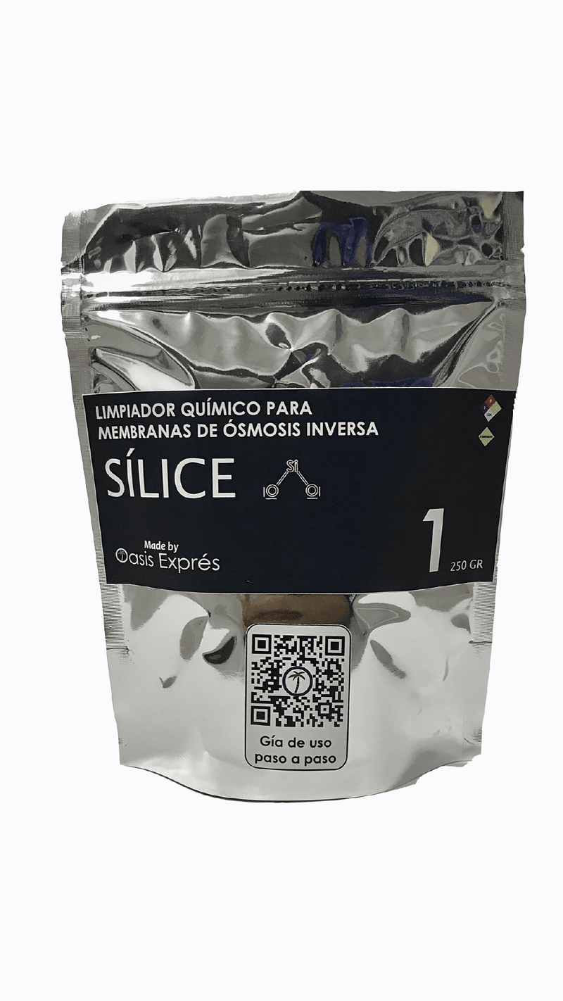Kit de químicos para lavado de membrana de ósmosis inversa 250g c/u (Sílice, biopelículas y minerales)